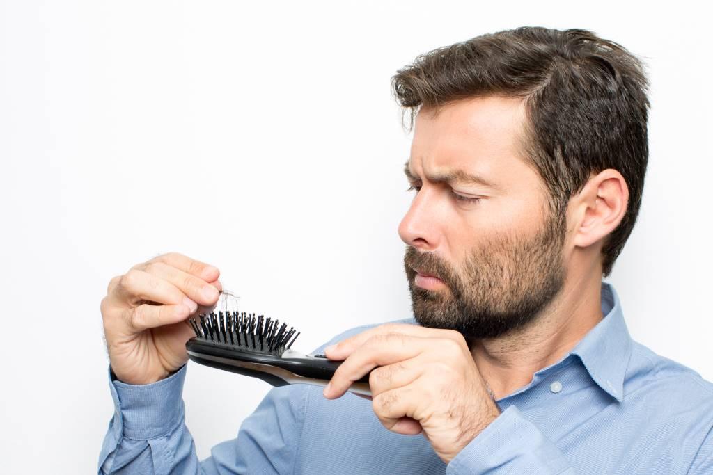 Too much stress can cause hair loss